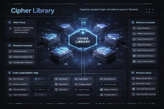 Cipher Library infographic